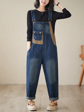 Loose Casual Chic Overalls Dungarees Denim Women Dungarees