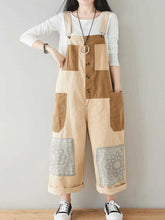 Contrasting Patchwork Overalls Dungarees
Denim Women Dungarees