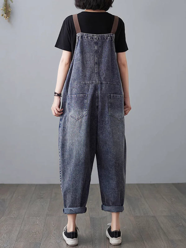 Harlan Style Overalls Dungarees
Denim Women Dungarees