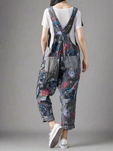 Floral Printed Denim Loose Overalls Dungarees
Floral Denim Printed Women Dungarees