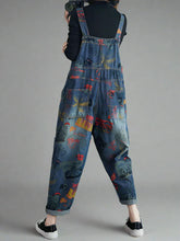 Vintage Drippin Cotton Overalls Dungarees
Floral Printed Denim Dungaree