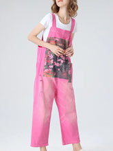 Ripped Floral Cotton Overalls Dungarees
Printed Women Dungarees