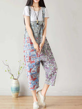 Cropped Vintage Overalls Dungarees
Printed Denim Women Dungarees