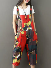 Casual Cross-Pants Overalls Dungarees
Printed Women Dungarees