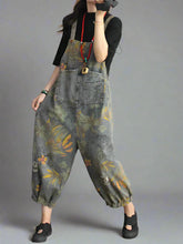 Floral Print Streetwear Overalls Dungarees
Denim Floral Printed Women Dungarees