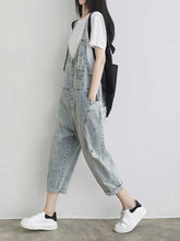 Vintage Ripped Denim Overalls Dungarees Denim Women Dungarees