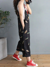 Feather Print Overalls Dungarees
Printed Women Dungarees