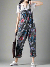 Floral Printed Denim Loose Overalls Dungarees
Floral Denim Printed Women Dungarees