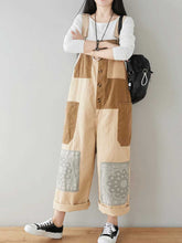 Contrasting Patchwork Overalls Dungarees
Denim Women Dungarees