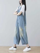 Baggy Faded Overalls Dungarees
Denim Women Dungarees