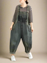 Artsy Hooded Overalls Dungarees
Denim Women Dungarees