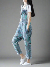 Ripped Printed Denim Overalls Dungarees
Floral Printed Women Dungarees