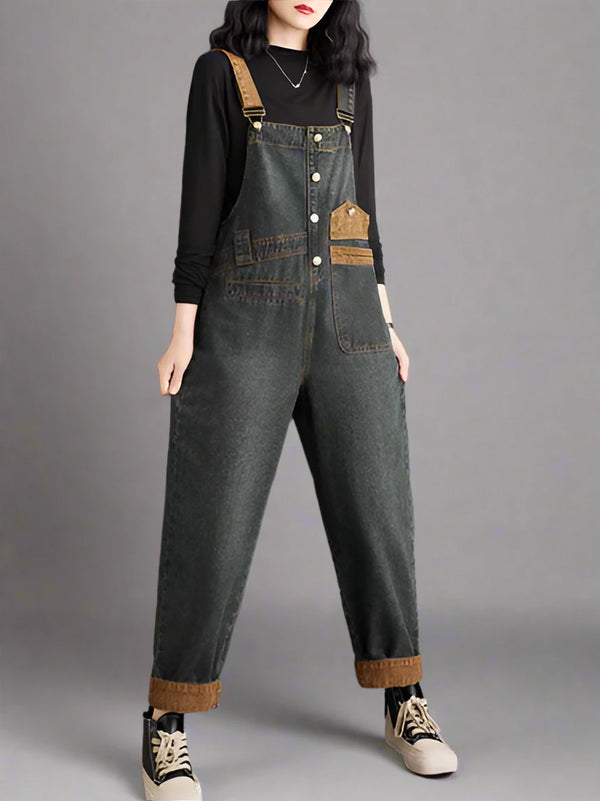 Urban Vintage Overall Dungaree Denim Women Dungarees