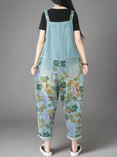 Cowboy Printed Denim Overalls Dungarees
Floral Women Dungarees