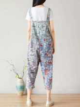 Cropped Vintage Overalls Dungarees
Printed Denim Women Dungarees