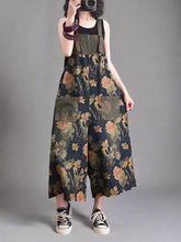 Vintage Floral Beautiful Denim Overalls Dungarees
Vintage Women Printed Overalls Dungarees