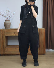 Adjustable College Style Retro Denim Overalls Dungarees,Women Overalls Dungarees