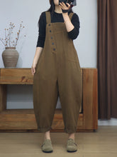 Retro loose Workwear Style Overalls Dungarees,Women Overalls Dungarees