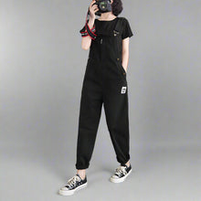 Black Denim Overall Adjustable Dungarees