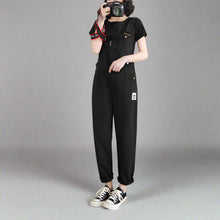 Black Denim Overall Adjustable Dungarees
