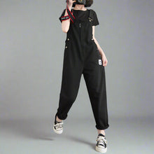 Black Denim Overall Adjustable Dungarees