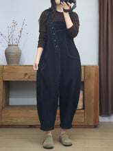 Retro loose Workwear Style Overalls Dungarees,Women Overalls Dungarees