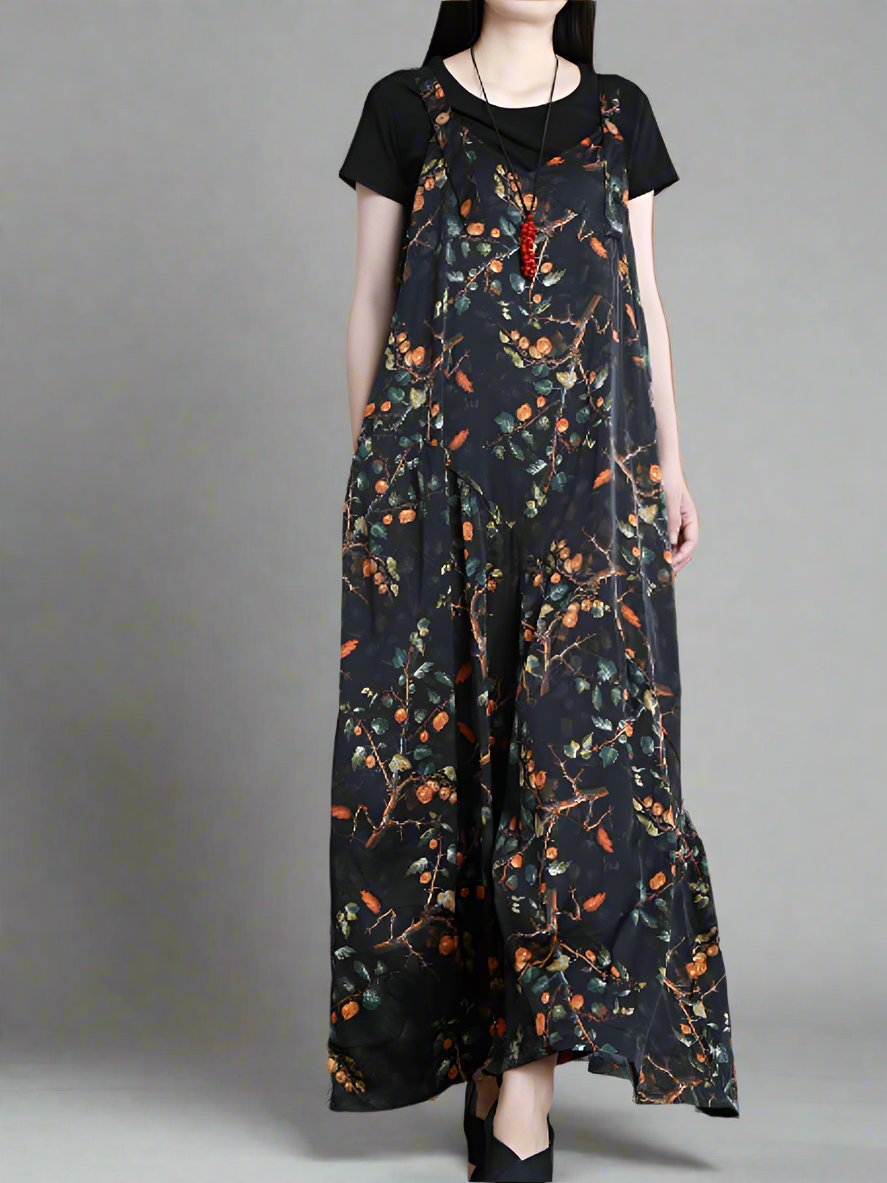 Floral Women Dungarees