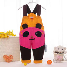 Adorable Panda Corduroy Baby Overall Romper