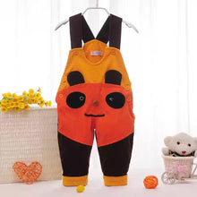 Adorable Panda Corduroy Baby Overall Romper