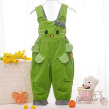 Adorable Panda Corduroy Baby Overall Romper