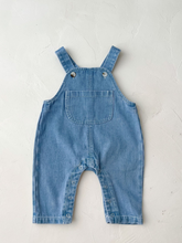 Pale Baby Denim Overalls Dungarees