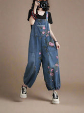 Petal Denim Jumpsuit Overalls Dungarees
Floral Printed Women Dungarees