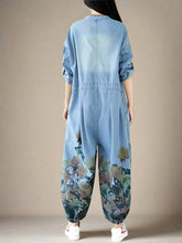 Boho Blossom Denim Overall Dungaree Boho Women Dungarees