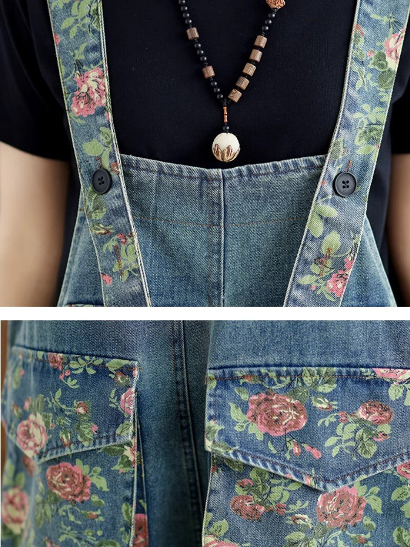 Floral Women Dungarees