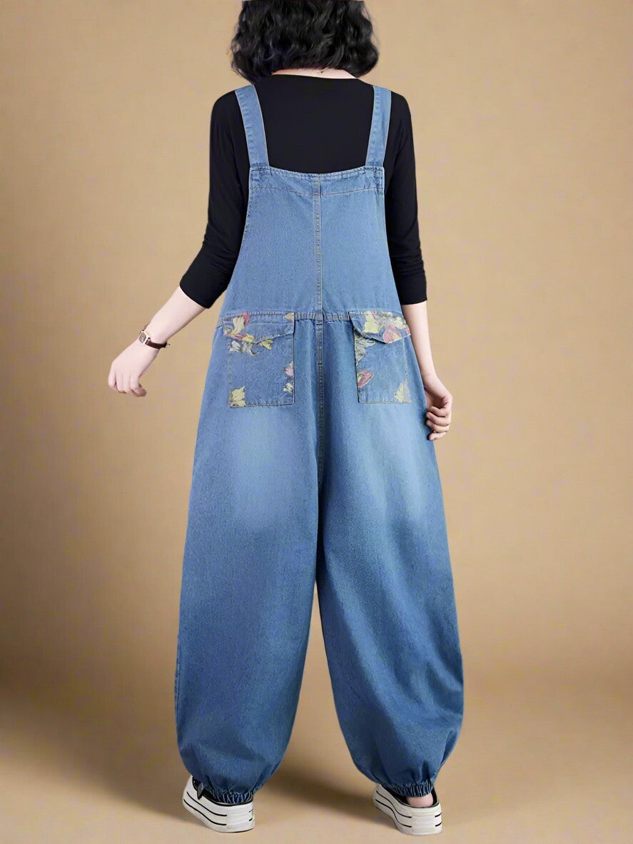 Floral Women Dungarees